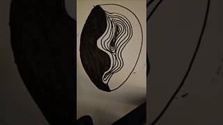 ASMR Doodling With Sharpie art music rock asmr doodleart timelapse shorts [upl. by Leitnahs]