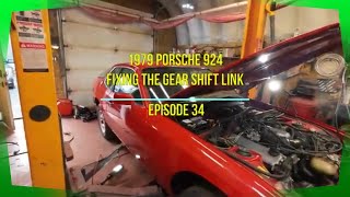 1979 Porsche 924 Fixing the Gear Shift Linkage Type Z Episode 34 [upl. by Adnavoj]