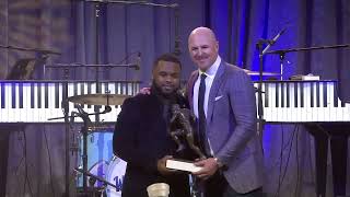 The 2023 Jason Witten Collegiate Man of the Year goes to our guy Mike Hollins [upl. by Holmes]