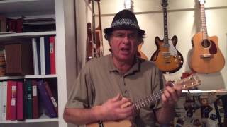 When The Levee Breaks  Memphis Minnie ukulele tutorial by MUJ [upl. by Lepper]