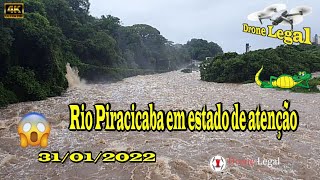 Veja como está o Rio de Piracicaba hoje 31012022  See how the Piracicaba River Drone Legal EP85 [upl. by Asatan]