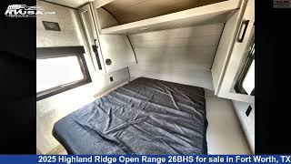 Spectacular 2025 Highland Ridge Open Range Travel Trailer RV For Sale in Fort Worth TX  RVUSAcom [upl. by Yreved]