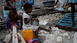 United Nations promises Haiti aid as Ban Kimoon disappointed with international response to… [upl. by Lasala]