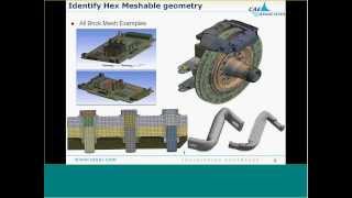 Tips amp Tricks for Hex Brick Meshing  ANSYS eLearning  CAE Associates [upl. by Brookes679]