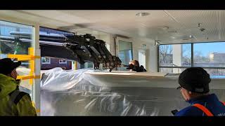 TMC optical tables installation at Gothenburg University [upl. by Horbal574]