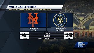 Brewers to host Mets in MLB Wild Card series [upl. by Donatelli]