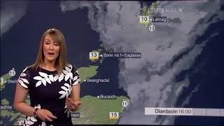 Kirsteen MacDonald BBC Alba An La Weather May 23rd 2018 [upl. by Olag]