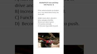 ASVABPiCAT Automotive and Shop Info Practice Test Question acetheasvab with grammarhero [upl. by Eillam900]