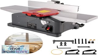 VEVOR Jointers Woodworking 6 Inch Benchtop Jointer 9000 RPMmin Jointer Planer Heavy Review [upl. by Elin]