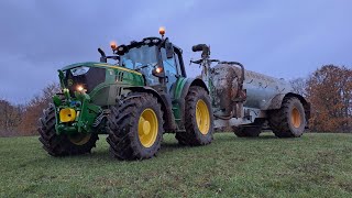 Épandage de lisier  John deere 6155M  Joskin modulo2  11000L [upl. by Yla413]