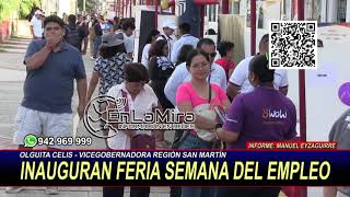 INAUGURAN FERIA SEMANA DEL EMPLEO EN TARAPOTO [upl. by Scriven]