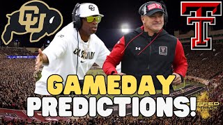 Live Colorado vs Texas Tech Game Predictions [upl. by Jonas]