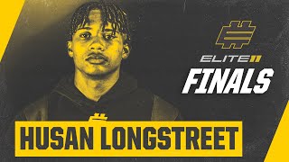 Texas AampM Commit Husan Longstreet at Elite 11 Finals [upl. by Ikkela717]