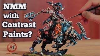 Painting NMM with Contrast Paints  World Eaters  Warhammer 40k [upl. by Gnuh]