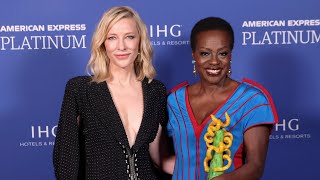 Cate Blanchett Presents Award to Viola Davis  Palm Springs International Film Festival [upl. by Keeryt]