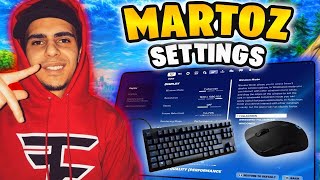 FaZe Martoz NEW SETTINGS In Chapter 5 UPDATED SENS [upl. by Lindemann]