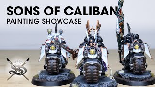 RAVENWING COMMAND Dark Angels Warhammer 40k Painting Showcase [upl. by Mathews]