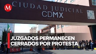 Trabajadores del Poder Judicial realizan bloqueos en CdMx buscan aumento salarial del 73 [upl. by Yvon]