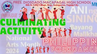 PDMHS NATIONAL ARTS MONTH SCHOOL BASED CELEBRATION II GRADE 7 CULMINATING ACTIVITY [upl. by Westhead]