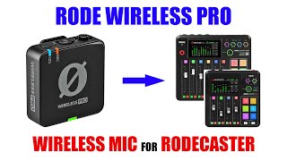 Rode Wireless Pro to Rodecaster Pro II amp Duo  Connect TX Transmitter for Wireless Mic  Tutorial [upl. by Conway573]