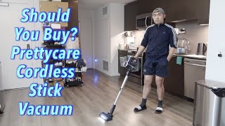 Should You Buy Prettycare W200 Cordless Stick Vacuum [upl. by Rodi391]