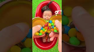 Slime Balls amp Gum Balls Candy in Bathtub Satisfying asmr [upl. by Teiluj]