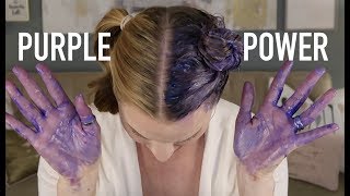 PURPLE SHAMPOO Brassy Hair BEFORE amp AFTER  skip2mylou [upl. by Hanimay]