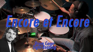 Francis Cabrel  Encore et Encore Onetake  Sigthreading  Drum cover [upl. by Reemas]