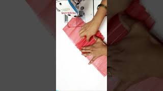 Easy way learn stitching puff sleeve short puffsleevestiching trending Gowritailoring023 [upl. by Adara]