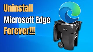 Uninstall Microsoft Edge in Windows 10 and 11 [upl. by Krystal]