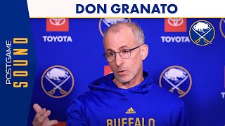 quotIt Clearly Looked Offsidesquot  Head Coach Don Granato After Buffalo Sabres Loss To Islanders [upl. by Egag]