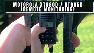 Radio Check  Remote Monitoring on Motorola dPMR digital PMR 446  XT660d  XT665d [upl. by Clardy]