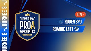 PRO A MESSIEURS  J8  ROUEN SPO vs ROANNE LNTT [upl. by Eigriv812]