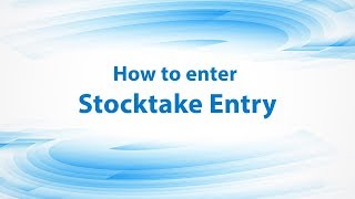 Stocktake Entry  Inventory Data Entry [upl. by Carny483]