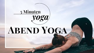 5 Minuten Yoga am Abend Entspannung [upl. by Ikkiv]