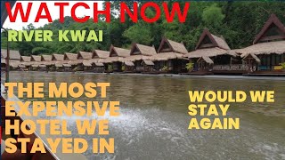 Thailand River Kwai Kanchanaburi 2022 Thailand top floating villa check it out [upl. by Warring]