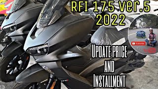 Rusi RFi 175 ver5 Updated Price and Installment 2022 [upl. by Akihsat]