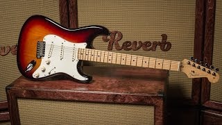 Fender American Standard Stratocaster  Reverb Demo Video [upl. by Rellim]