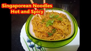 How I made my Singaporean Noodles  Garlic Garnished Maggie Recipe  Bangalore Kitchen and Reviews [upl. by Shelden809]