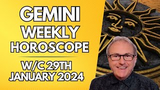 Gemini Horoscope Weekly Astrology from 29th January 2024 [upl. by Terces69]