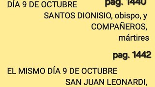 OFICIO DE LECTURA y LAUDES MIERCOLES 09 DE OCTUBRE DEL 2024 [upl. by William]