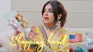 USA Shopping Haul 😍🛍  Ashi Khanna [upl. by Lynnelle883]