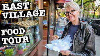 EAST VILLAGE Food Tour Taste of Italy in NYC Cannoli Pizza amp More [upl. by Leith]