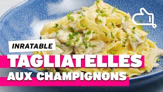 Tagliatelles aux champignons inratable [upl. by Ponce]