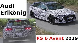 Erlkönig AUDI RS6 Avant 2020 KOOL SOUND prototype on the road  4K SPY VIDEO [upl. by Whitney]