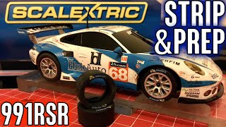 Scalextric Porsche 991 STRIP amp PREP [upl. by Desmond225]