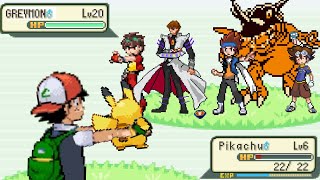 Pokémon vs Pokemon clones  quotAsh vs Kaiba Tai Gingka and Dan kusoquot [upl. by Ahseei]