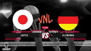 JAPÃO x ALEMANHA  2024 FIVB Volleyball Womens Nations League  17052024 [upl. by Yerahcaz645]