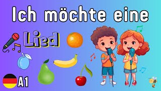 Das Obstlied  Obst lernen  Kinderlieder zum Mitsingen  German Songs for Children  Fruit Song [upl. by Yecac]