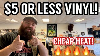 Great Records For 5 or Less Vinyl Shopping on a Budget [upl. by Garaway]